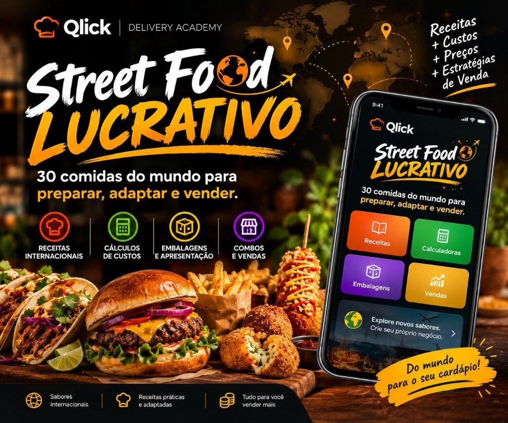 Street Food Lucrativo - app e comidas de rua
